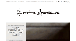 Desktop Screenshot of lacucinaspontanea.com
